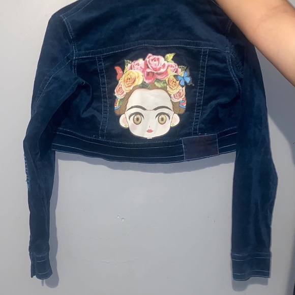 Blue corduroy jacket - Picture 1 of 2